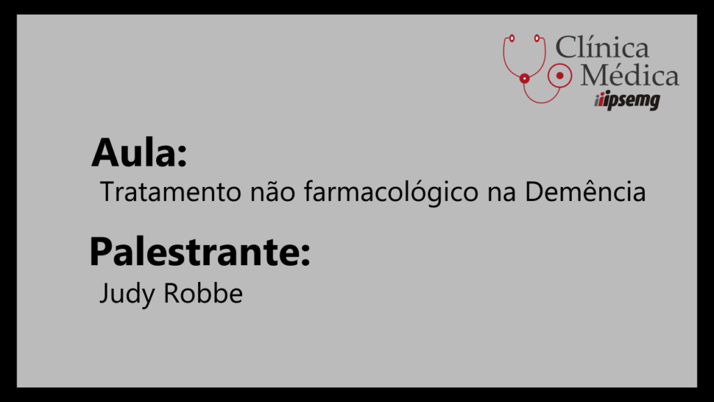 Tratamento não farmacológico na Demência